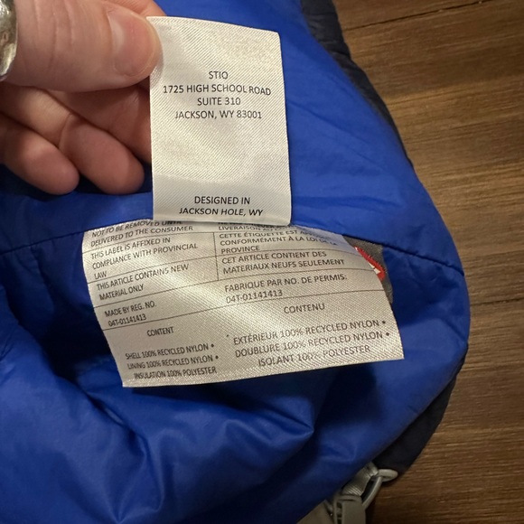 Womens stio azura insulated down vest navy size small style 1167 - Picture 6 of 8